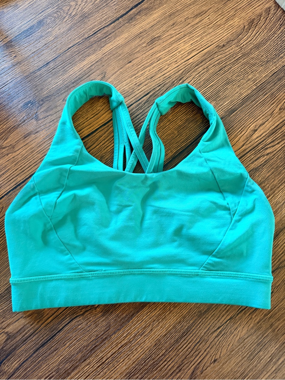 lululemon athletica Teal Strappy Sports Bra